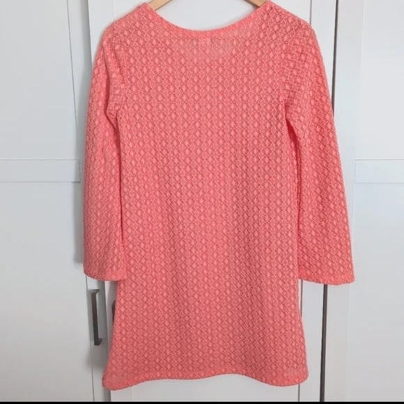 COVER ME | Peach Bathing Suit Knitted Cover Up - Picture 2 of 3